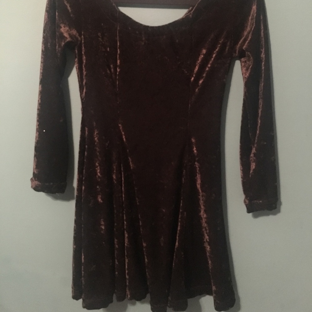 black velvet mini dress